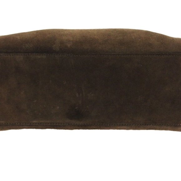 GUCCI Tote Bag Bit Motif Handle Suede Auth Used T19005 - Picture 8 of 8